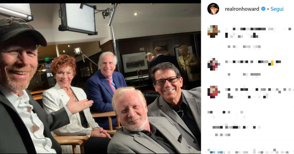 Ron Howard, reunion con alcuni amici di "Happy Days"