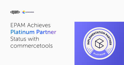 EPAM Achieves Platinum Partner Status with commercetools, Signaling Growing Expertise in Composable Technologies