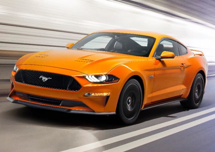 2018 Ford Mustang GT front quarter left photo