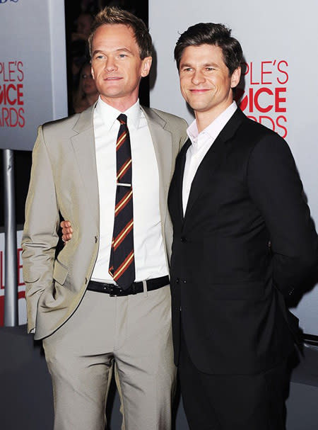 Neil Patrick Harris and boyfriend David Burtka at the People's Choice Awards 2012