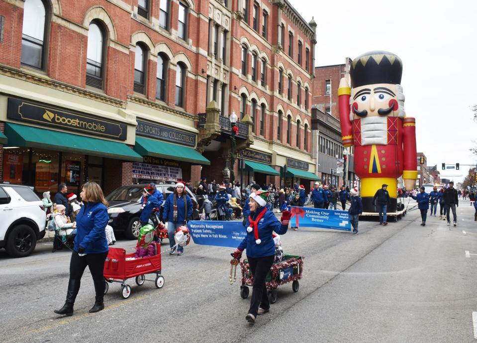 Fall River's annual Children's Holiday Parade steps off at 1 p.m. on Dec. 2, 2023.