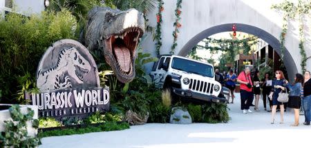 A general view of the premiere of the movie "Jurassic World: Fallen Kingdom" at Walt Disney Concert Hall in Los Angeles, California, U.S., June 12, 2018. REUTERS/Mario Anzuoni