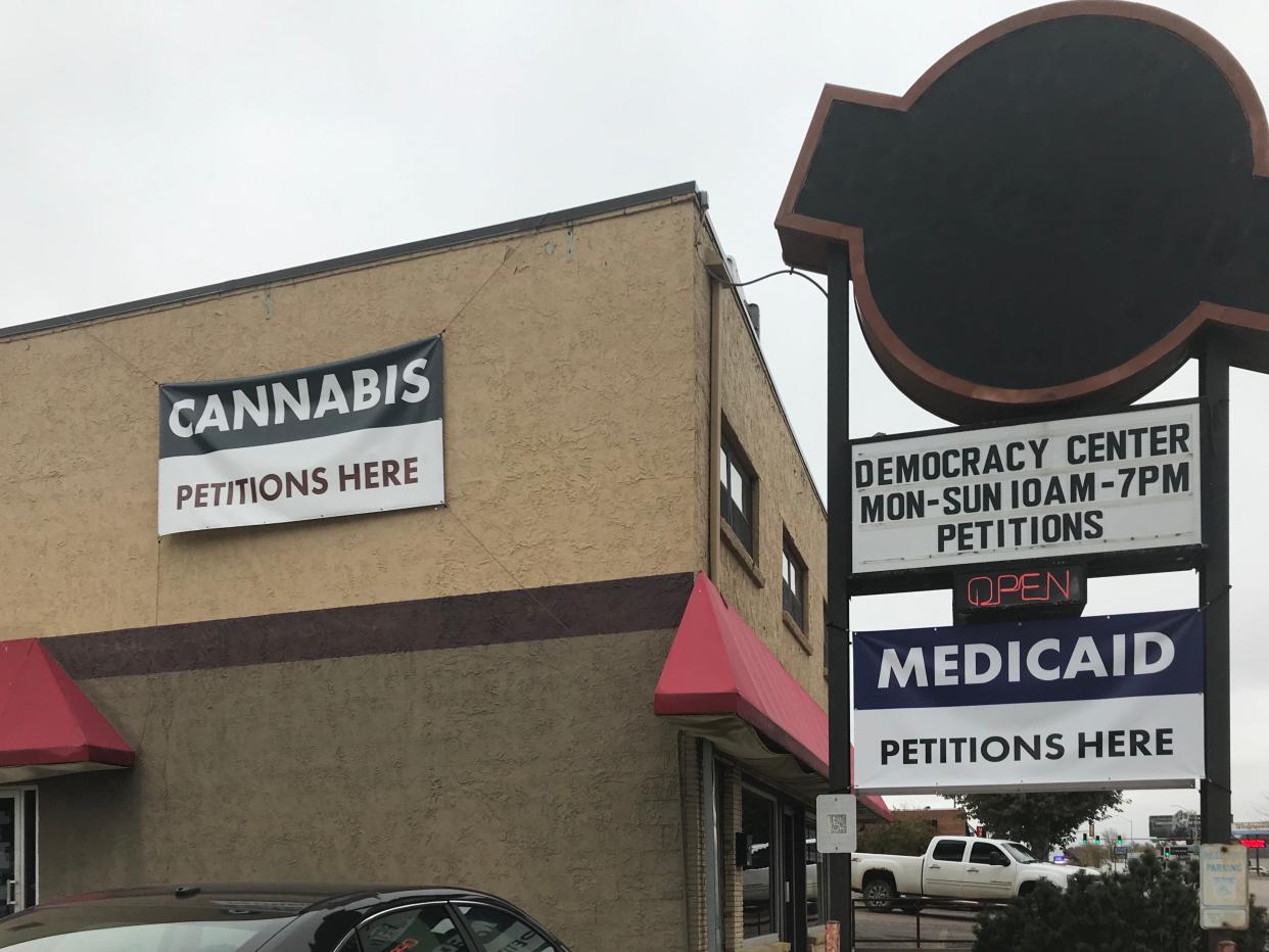 The Democracy Center opened in the former Bagel Boy location at 1911 S. Minnesota Avenue earlier this month as a one-stop petition-signing location for Sioux Falls-area voters.