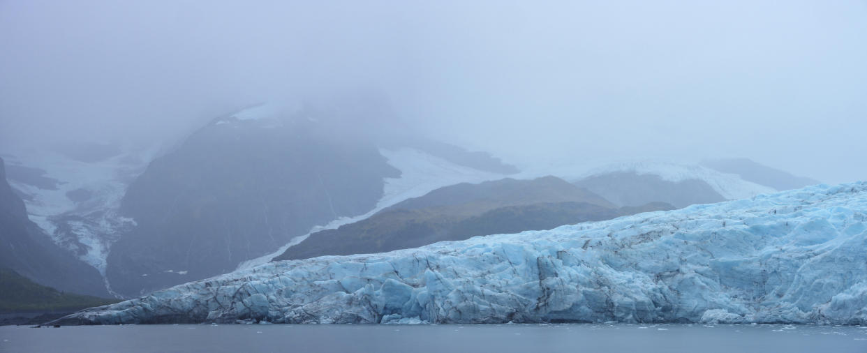 Harriman Glacier near Whittier, Alaska.