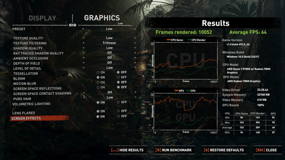 AMD Ryzen 7 8700G benchmark