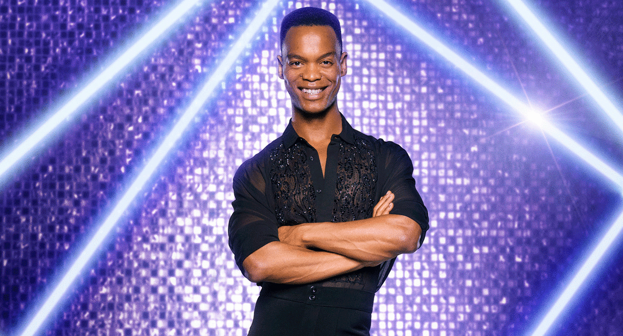 Johannes Radebe is in the 'Strictly Come Dancing' pro cast. (BBC)