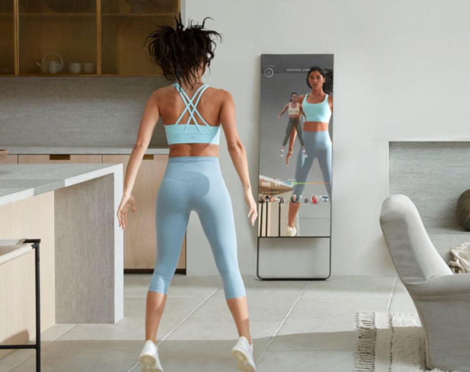 One of our shopping editors called Mirror's Black Friday deal "<a href="https://www.huffpost.com/entry/black-friday-cyber-monday-fitness-deals-2020_l_5fad9250c5b6cae940440b7f" target="_blank" rel="noopener noreferrer">the best of the best Black Friday fitness deals</a>." It was more than $500 off during Cyber Week. And readers really ran to it &mdash; despite it's high price tag. <a href="https://fave.co/3fVtJGO" target="_blank" rel="noopener noreferrer">The Mirror</a> works like a personal trainer and you can tell if you're actually getting that yoga pose right in the reflection. <a href="https://fave.co/3fVtJGO" target="_blank" rel="noopener noreferrer">Find it for $1495 at Mirror</a>.