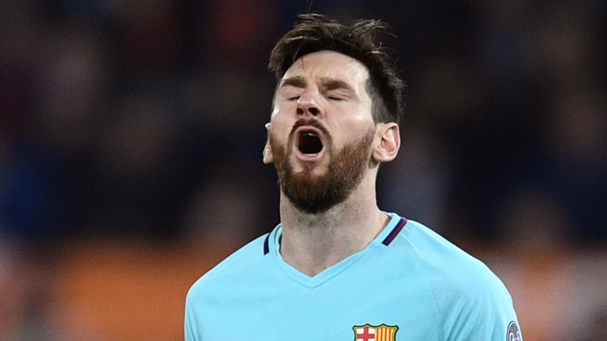 Lionel Messi kann im Viertelfinale der Champions League offenbar nicht mehr treffen. Die Serie ohne Tor hält nun seit mehr als fünf Jahren an.