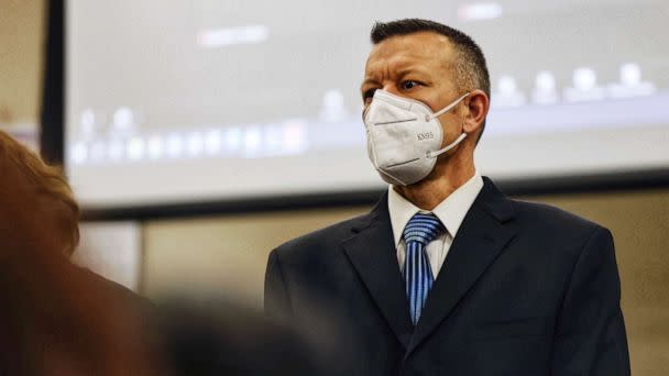 PHOTO: Paul Flores stands during his murder trial in Monterey County Superior Court in Salinas, Calif., July 18, 2022. (Daniel Dreifuss/Monterey County Weekly via AP, FILE)