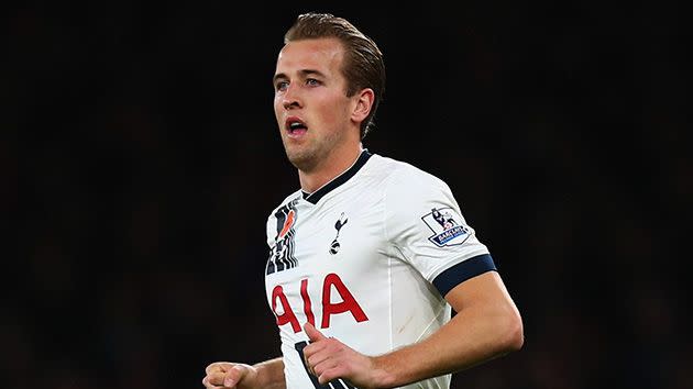 Harry Kane is in fine form for Spur. Image: Getty