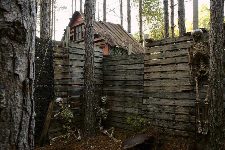 Wayward visitors of Wicked South Productions' Haunted Forest have overstayed their welcome on the trail in Pembroke, Georgia