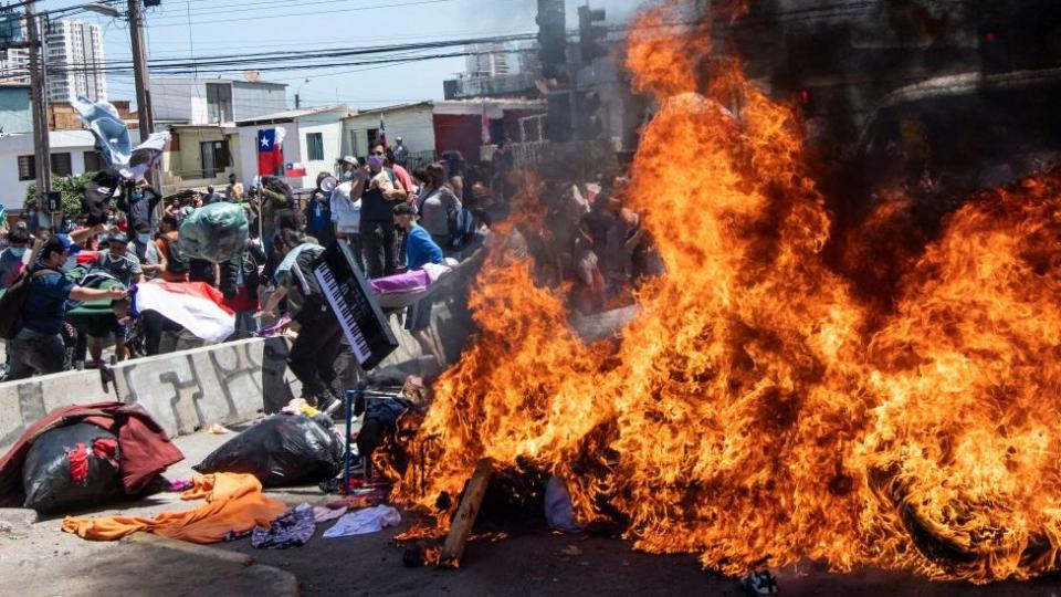 manifestación "No+migrantes"