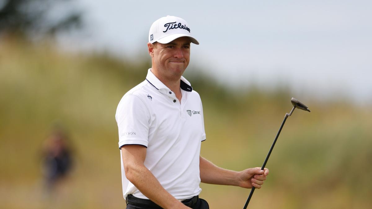 Putter change lifts Justin Thomas to first-round lead at Scottish Open