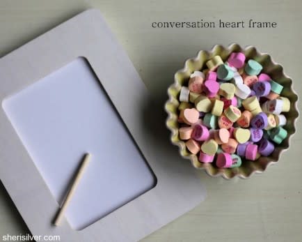 Conversation Heart Frame