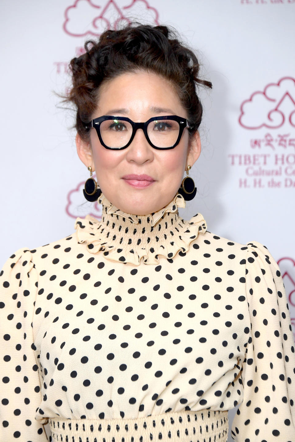 Closeup of Sandra Oh