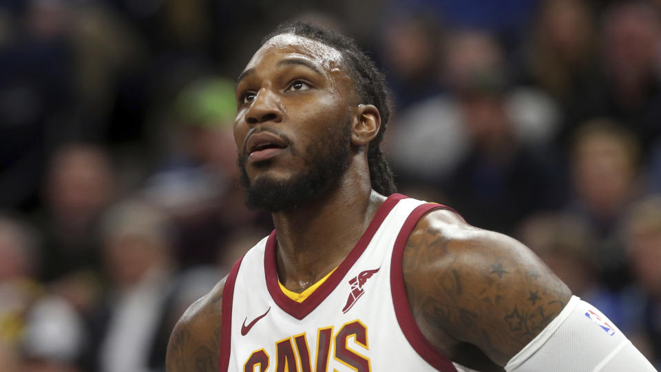 Jae Crowder struggled in Cleveland but could find new life after being traded to Utah. (AP Photo/Jim Mone)