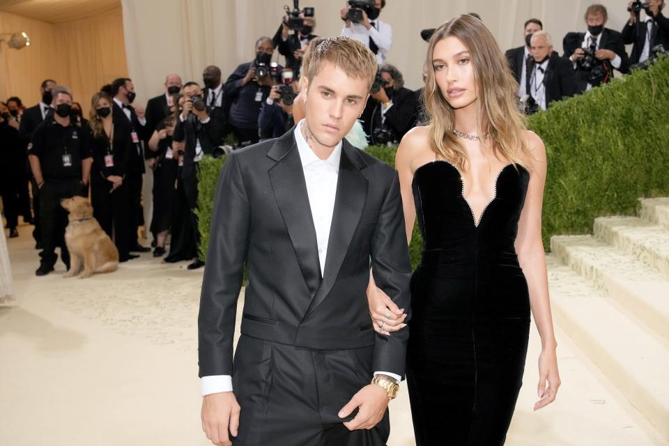 justin bieber hailey baldwin met gala