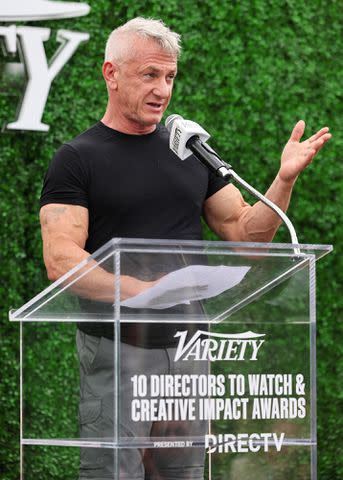 <p>Amy Sussman/Variety via Getty</p> Sean Penn on Jan. 5, 2024