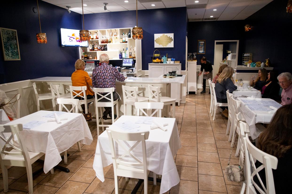 A look inside Blue Honey Bistro in Germantown on Oct. 26.