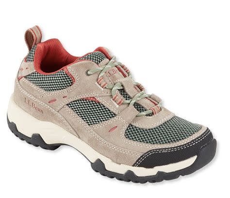 Get it at <a href="https://www.llbean.com/llb/shop/91621?feat=hiking%20boots%20women-SR0&amp;page=women-s-trail-model-4-ventilated-hiking-shoes&amp;csp=a&amp;attrValue_0=Dark%20Stone/Bayleaf&amp;productId=1528262" target="_blank">L.L. Bean</a>, $79.
