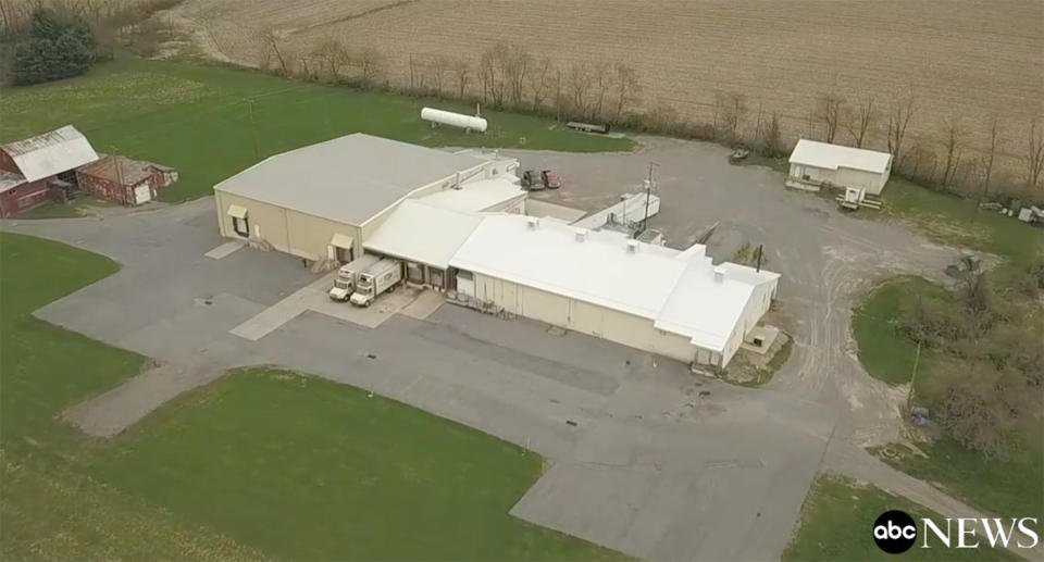 The meat processing plant where Jill Greninger’s body was found. Source: ABC News