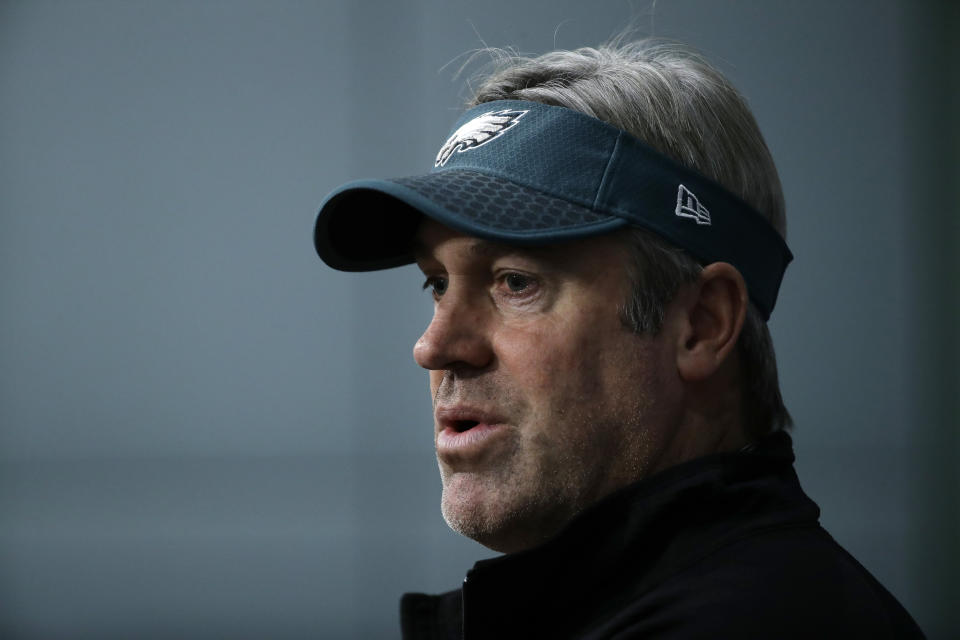Philadelphia Eagles coach Doug Pederson told media on Monday that Nick Foles will start at quarterback again in Week 16. (AP)