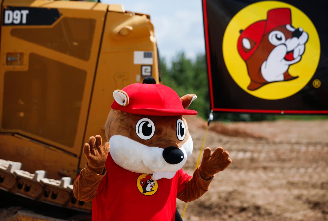 Buc-ee's celebrated with a groundbreaking ceremony for the first Buc-ee's travel center in Missouri at 3284 N. Mulroy Road on Tuesday, Aug. 23, 2022. 