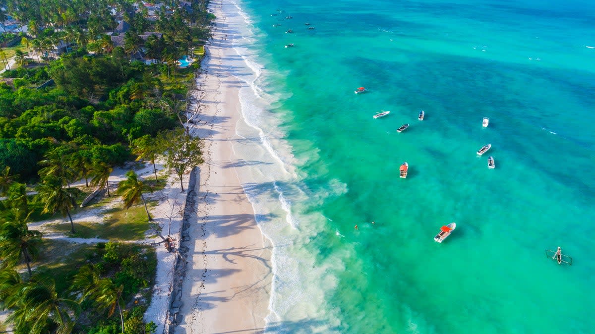 A beach in the village of Paje, Zanzibar, Tanzania (Getty Images/iStockphoto)