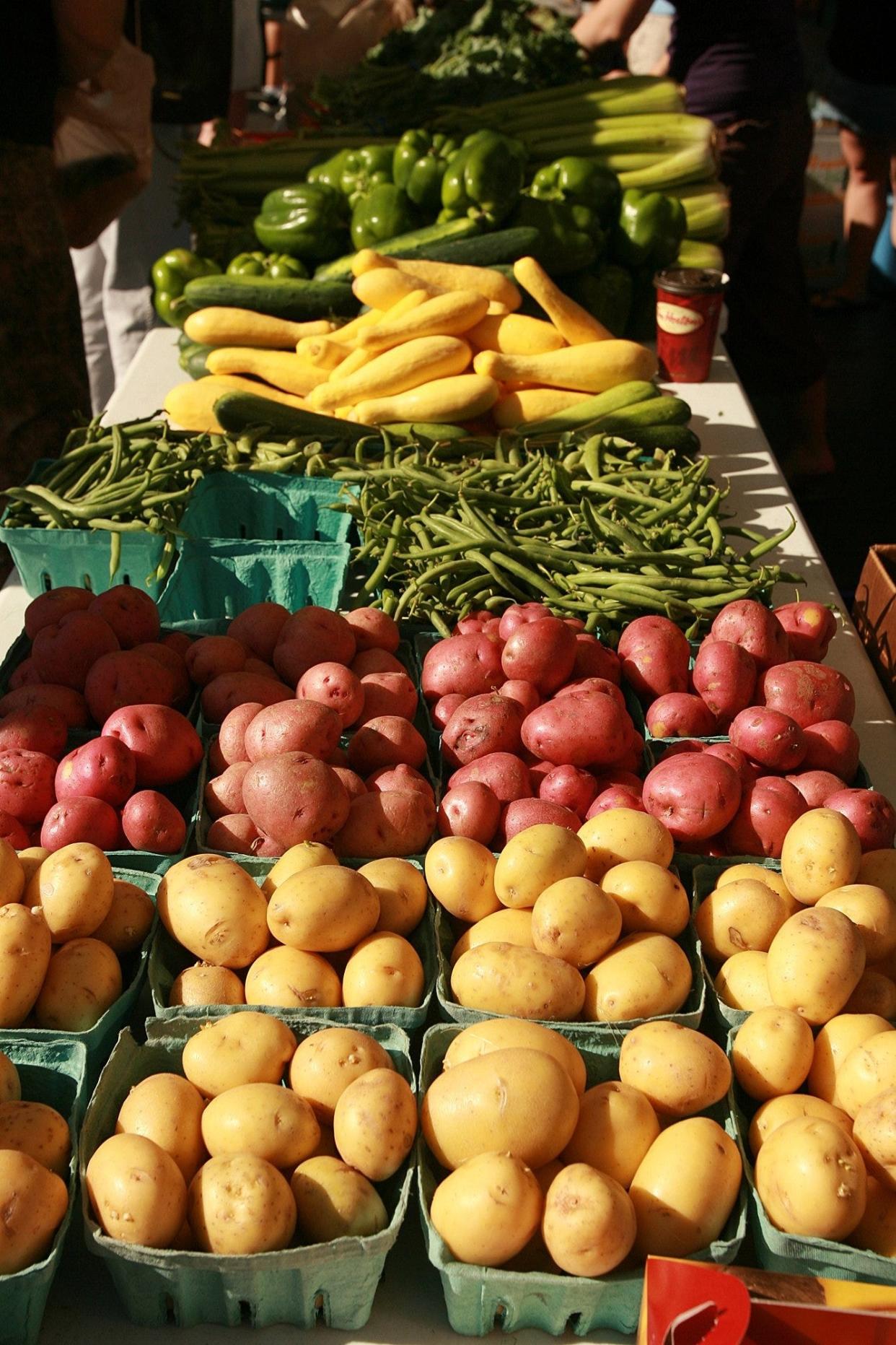 Local produce at the farmer's market in Worthington.(Jodi Miller/Alive)