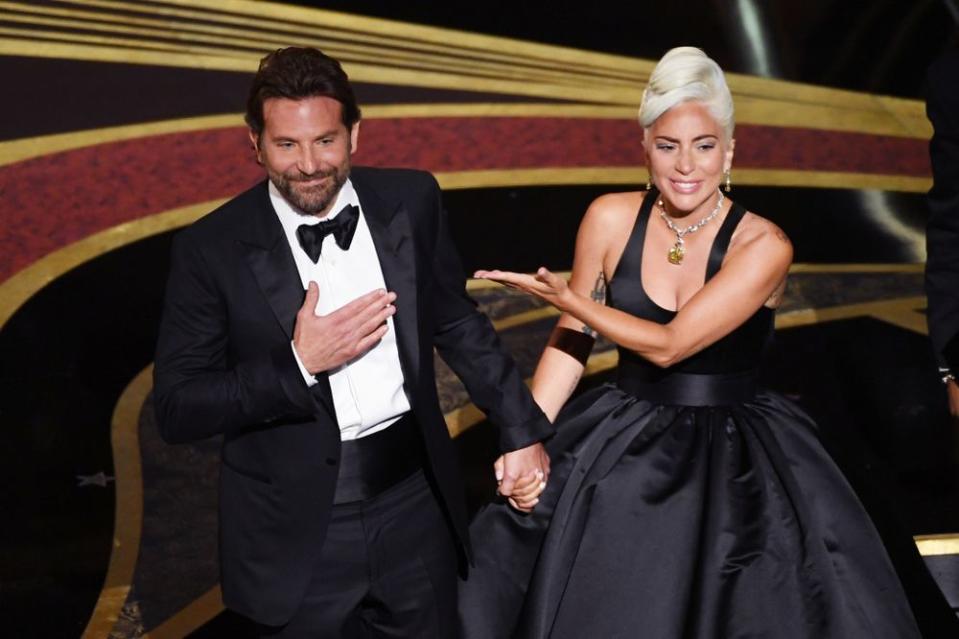 Lady Gaga and Bradley Cooper