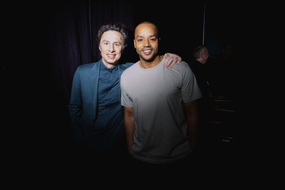 Zach Braff and Donald Faison