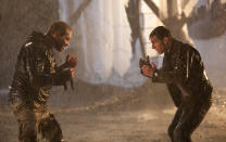 Jai Courtney and Tom Cruise in Paramount Pictures' "Jack Reacher" - 2012