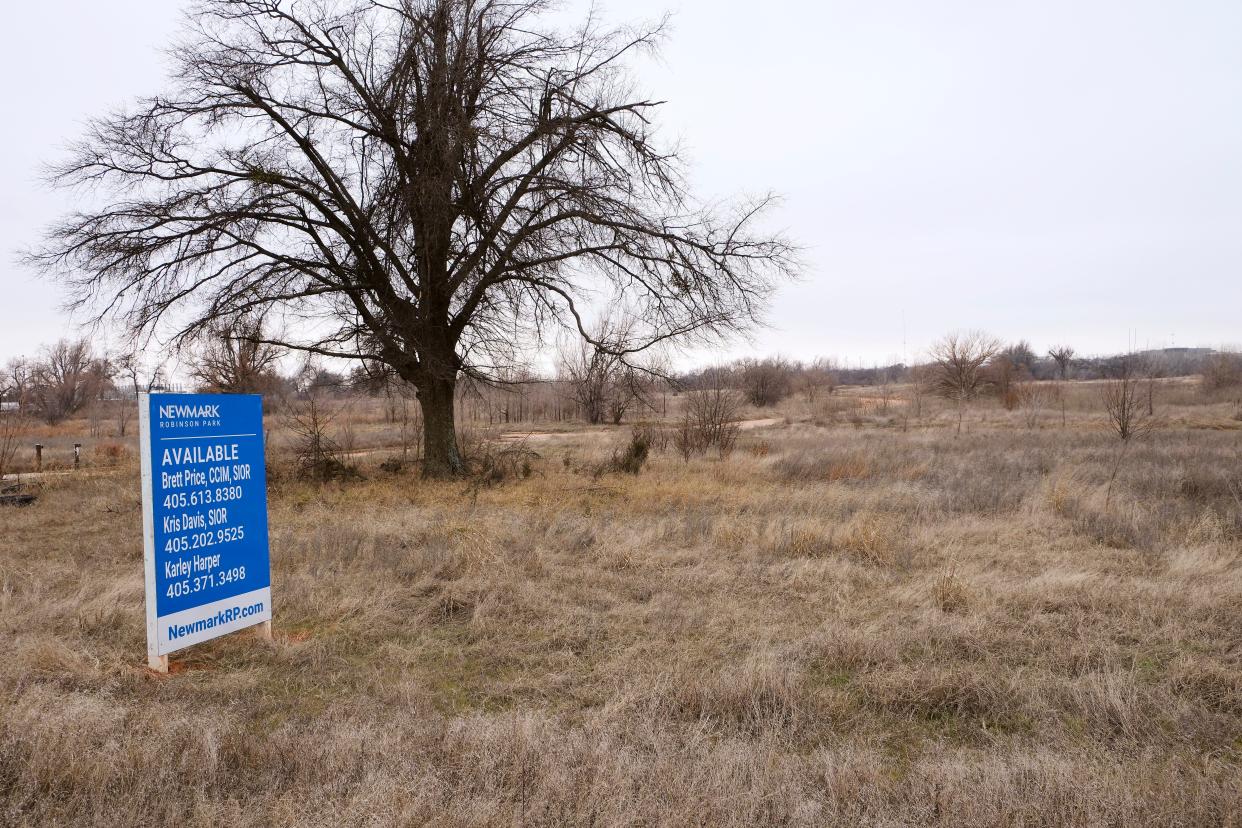 Land the county is considering as a jail site at 1901 E Grand is pictured in January. A donor to County Commissioner Myles Davidson's campaign is connected to a company that owns the proposed jail site.