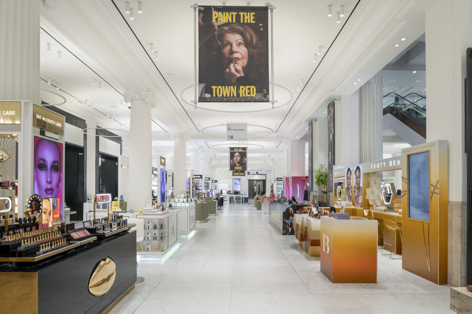 The Selfridges revamped beauty hall in its London flagship