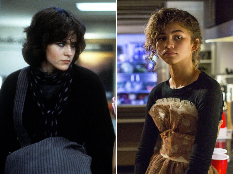 Ally Sheedy in The Breakfast Club was an inspiration for Zendaya's MJ in Spider-Man: Homecoming. (Universal/Sony Pictures/Alamy)