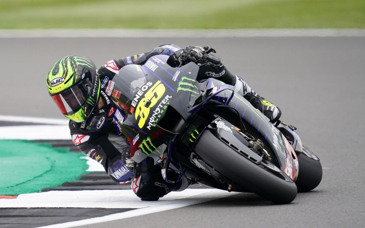 Cal Crutchlow - British MotoGP practice 27/08/21 - David Davies/PA