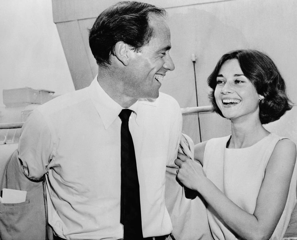 1957: Audrey Hepburn and Mel Ferrer