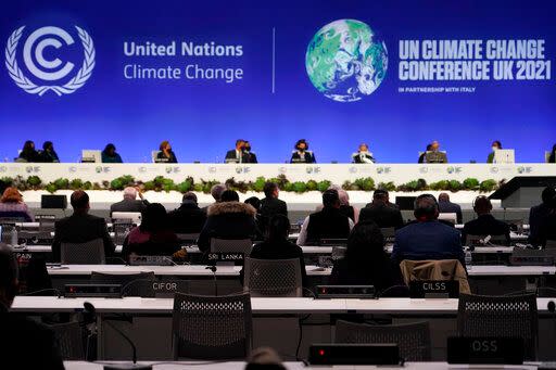 ▲第26屆聯合國氣候變遷大會（COP26）登場，各國領袖將對氣候變遷、逐步減碳、淘汰燃煤等氣候政策進行為期2周的議程。（圖／美聯社／達志影像）