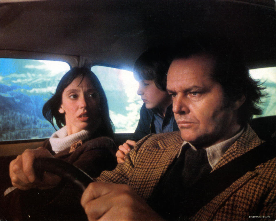 Shelley Duvall, Danny Lloyd and Jack Nicholson in the 1980 film &ldquo;The Shining,&rdquo; the Stanley Kubrick-directed adaptation of a Stephen King novel. (Photo: Archive Photos via Getty Images)