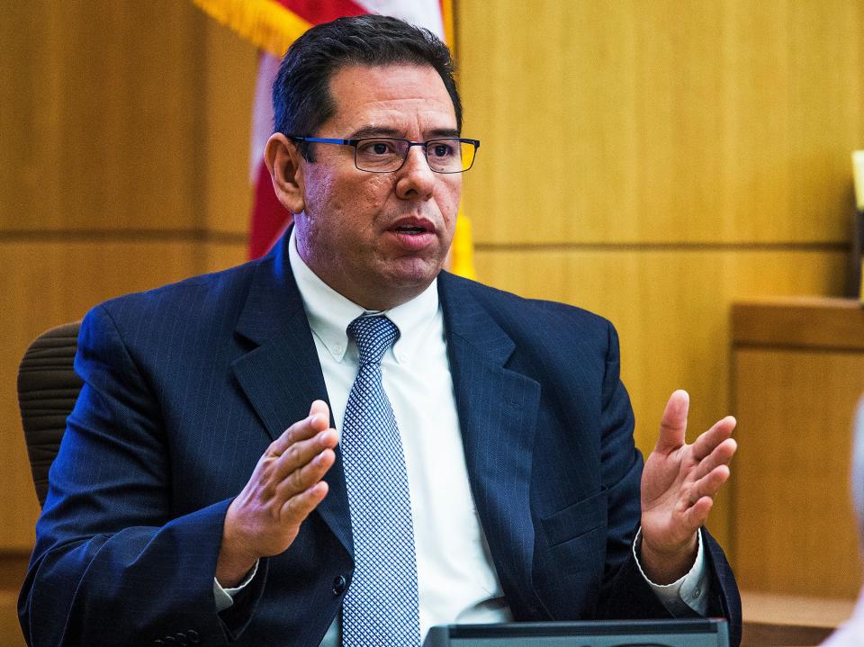 Esteban Flores, a Mesa police detective, testified on day three about the sequence of events in Alexander's killing.