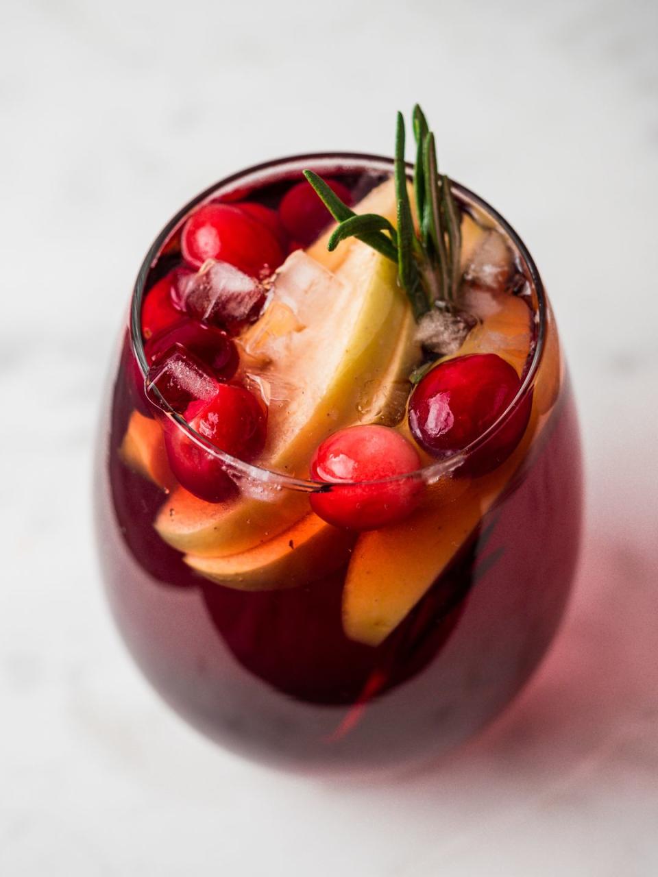 Pomegranate-Apple Cocktails