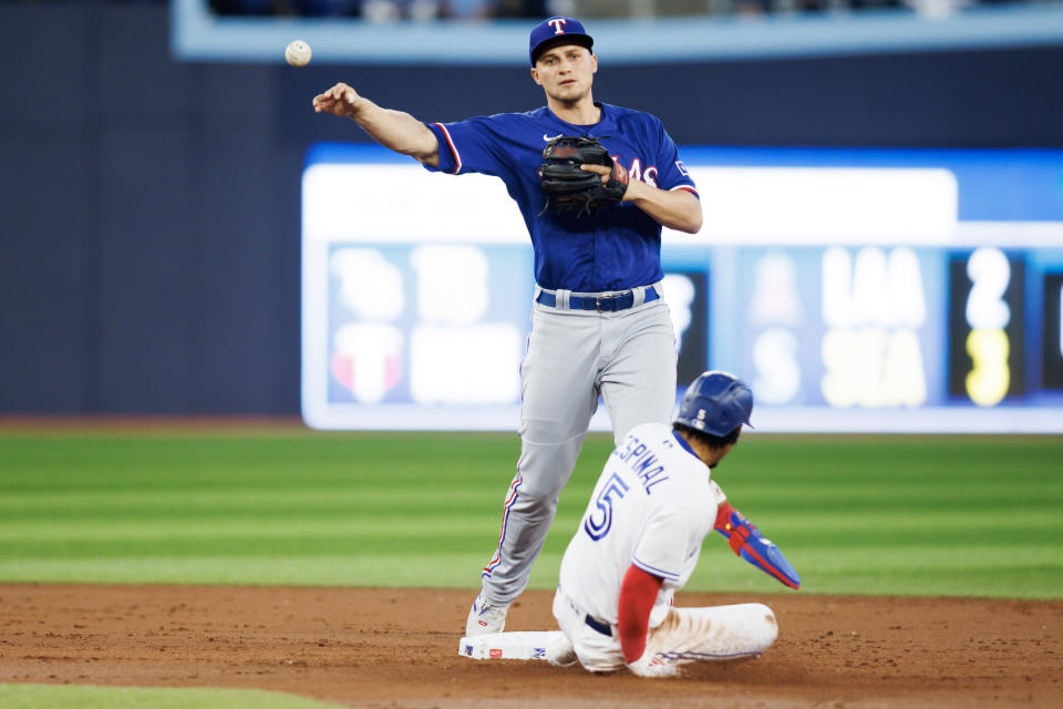 德州遊騎兵Corey Seager。（MLB Photo by Cole Burston/Getty Images）