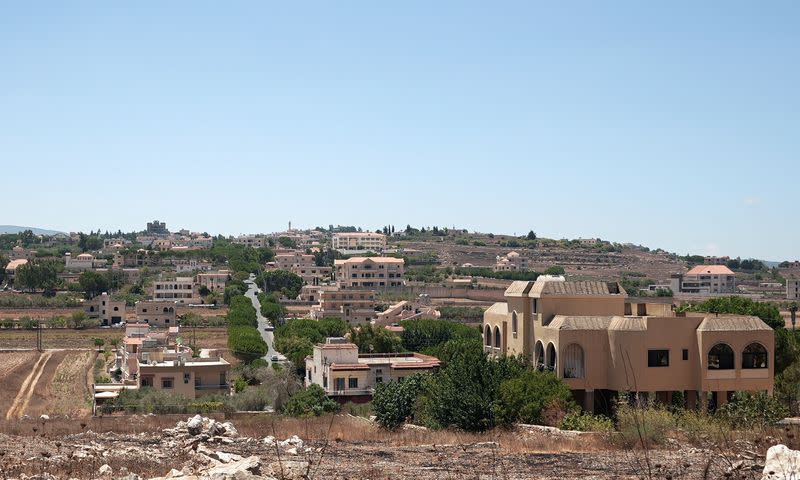 A view of the town of Yaroun