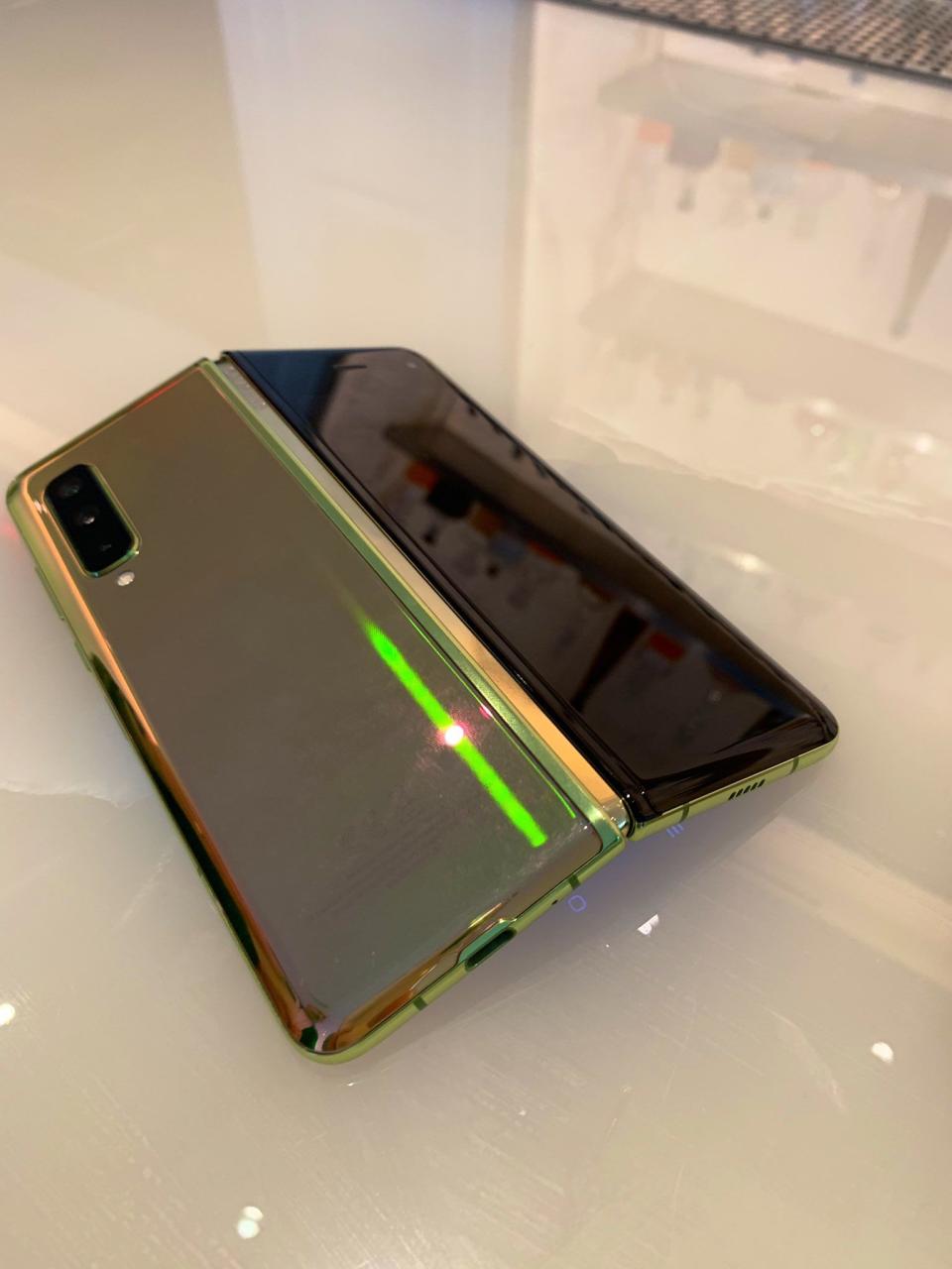 The back of the Galaxy Fold.