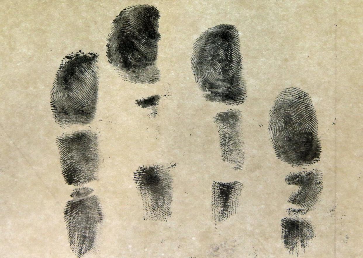 Fingerprints have been used as unique identifiers for decades. <a href="https://newsroom.ap.org/detail/BabeRuthAuction/02eed90749c4440d91a7a4e4ea305c6b/photo?Query=fingerprint&mediaType=photo&sortBy=&dateRange=Anytime&totalCount=949&currentItemNo=18" rel="nofollow noopener" target="_blank" data-ylk="slk:AP Photo/Patrick Semansky;elm:context_link;itc:0;sec:content-canvas" class="link ">AP Photo/Patrick Semansky</a>