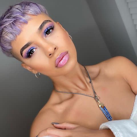 5) This Lavender Pixie Cut