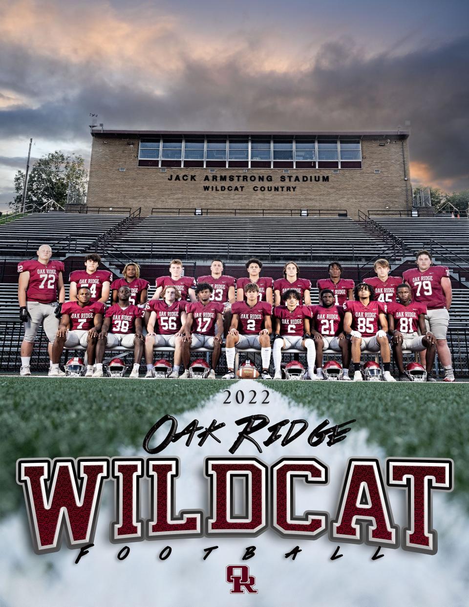 The senior squad for the Oak Ridge Wildcats' football team.