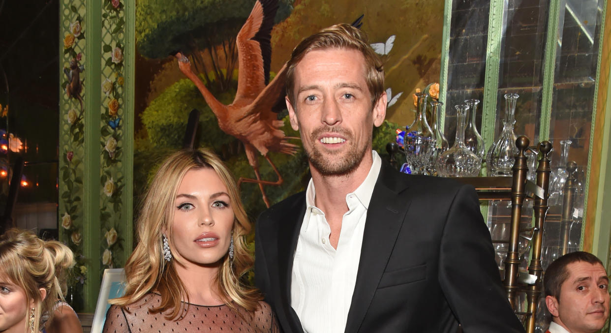 Abbey Clancy has shared that husband Peter Crouch isn't the best at choosing gifts. (Getty Images)