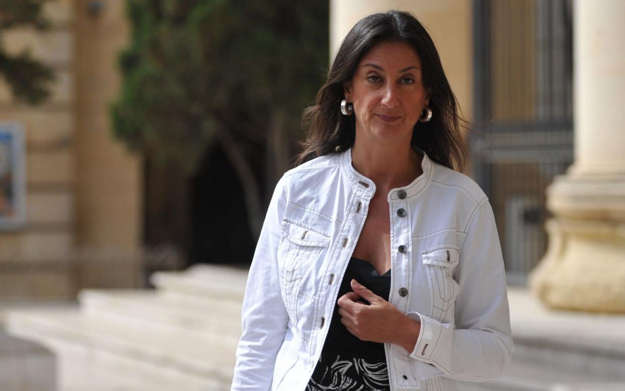 Daphne Caruana Galizia, a Maltese journalist who was killed in a car blast on Monday  - TIMES OF MALTA