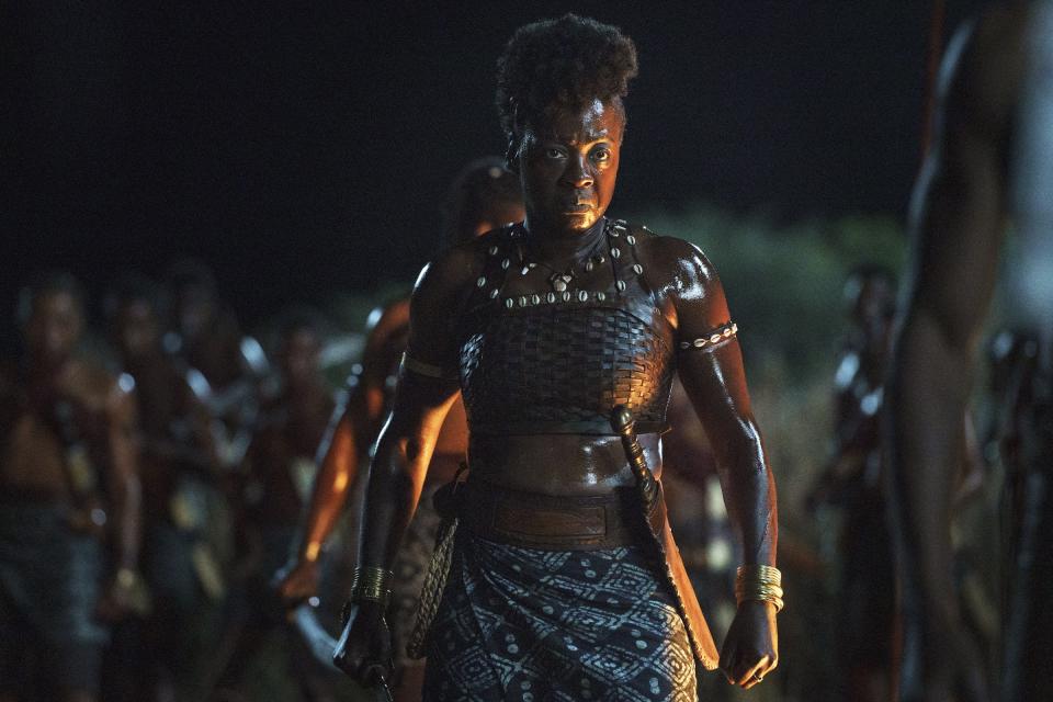 Viola Davis as General Nanisca in 'The Woman King'<span class="copyright">Ilze Kitshoff—Sony Pictures Entertainment</span>